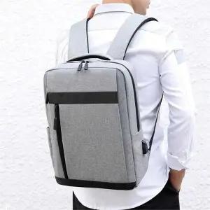 [셀러허브][라일리] Rly 대학생 책가방 여행 보조 가방 남성 USB 충전 백팩 (S9557673)