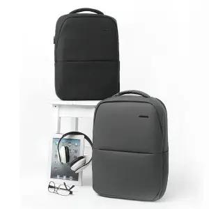 [셀러허브][라일리] Rly 학생 스퀘어 노트북 백팩 USB 장착 가방 책가방 (S9557707)