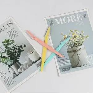 미니 파스텔 눈썹 정리칼 눈썹 정리기 눈썹칼 (WFJUXZF)