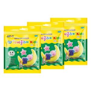 아모스 아이클레이 KIDS 80g 파우치 초록 3개