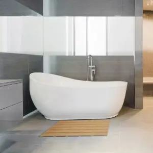 삼정 디럭스 주방발판 오크 사각 욕실발판 대형