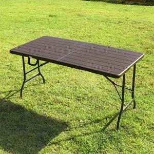 [공간미가구]아르망 1500 브로몰딩 접이식 테이블 야외 정원