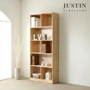 [저스틴퍼니처]포레노 러버우드 원목 책장(800)