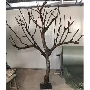 대형 인조나무 앙상한 모조 잎없는 관상목 실내 장식 인테리어