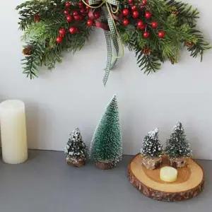 리스 조화 크리스마스 레드열매 가랜드 파인 벽걸이