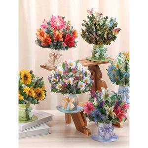 입체플라워북 플라워북 팝업 꽃장식 대형꽃다발 테마 인테리어 꽃무늬