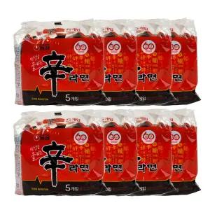 농심 신라면 봉지라면 120g 5개입 8팩