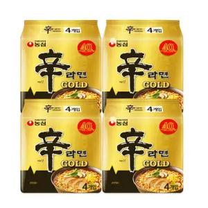 농심 신라면 골드 봉지라면 125gx16봉