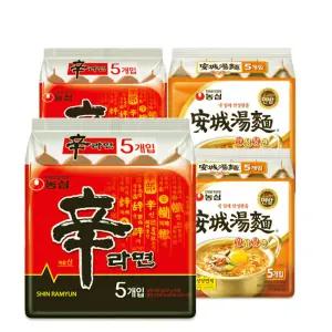 농심 신라면 + 안성탕면 각 10봉 (총20봉)