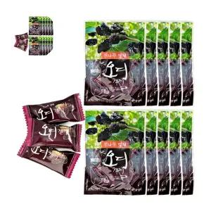 미성식품 오디 젤리 뽕나무열매 간식 10개 170g 캔디