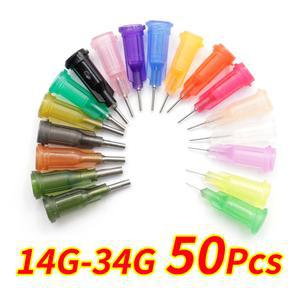 14G-34G 6.5mm 디스펜스 바늘 스테인레스 스틸 디스펜스 바늘 접착제 디스펜스 용 나선형 입 노즐 접착제 바늘