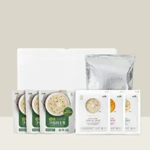 [복드림]패밀리 세트 2호 (광어 크림 리조또 3개 + 죽 3개 선택 가능)