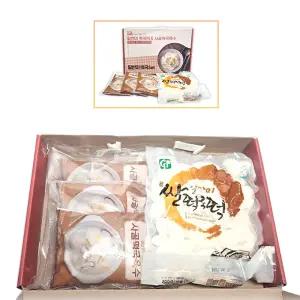 따뜻한 떡국선물세트 사골육수3개 명절용 정성 박스포장
