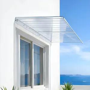 조립식 투명 어닝 옥상 현관 창문 지붕 처마 빗물막이 렉산 테라스 캐노피 발코니 비 가림막 그늘막 차양막