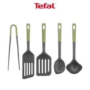 [테팔] 에센셜 2in1 5종 세트(국자+긴뒤집개+뒤집개+스푼+집게)
