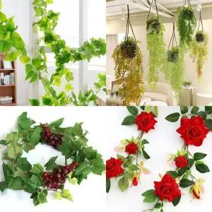 고급 인조 넝쿨 조화 과일 덩쿨 인테리어 벽장식 바인 32종 모음전