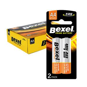 벡셀 프라임 알카라인 건전지 AA 2입 X 20개 카드형 총 40알