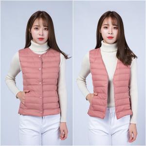 오리털100 여성 경량패딩조끼 덕다운베스트 덕다운 경량베스트 조끼패딩 오리털