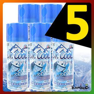 닥터쿨 냉각스프레이 200ml 5개 아로마향분사제 아이스스프레이