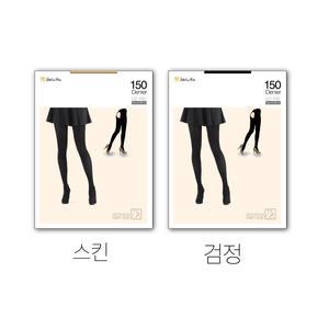 보네뜨리 밑트임150D 멀티타이즈 스타킹