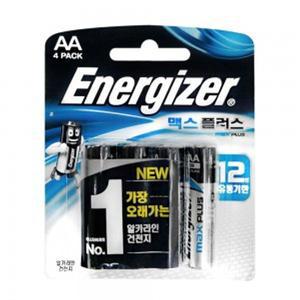 [건전지] 에너자이저 맥스플러스 ENERGIZER MAXPLUS AA사이즈 4개입 EP91BP4