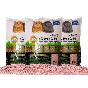 두부두부 복숭아 7L x3개 고양이모래