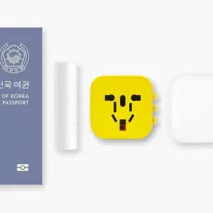 [아이정] 미니 해외 콘센트 멀티어댑터 돼지코 멀티탭