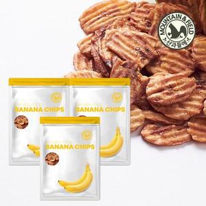 [산과들에]구운바나나칩 350gx3봉 바나나칩 간식