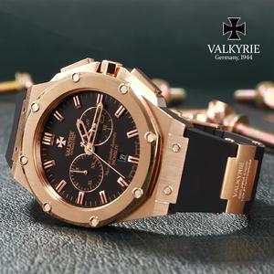 [발키리] 다스크로노 V-7075AG (올골드, 18K금도금) 골드메탈스트랩+실리콘스트랩