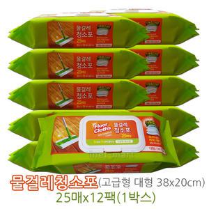 [태광]물걸레청소포 고급형 대형(38x20cm) 25매 x 12팩