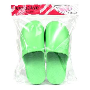 J0031/바스존 친환경 EVA 쿠션 막힘형 고급 욕실화 슬리퍼