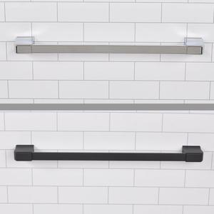 국산 욕실 화장실 블랙 크롬 수건걸이