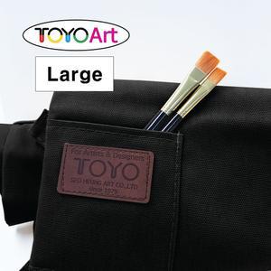 토요 미술용앞치마 다용도작업용 검정 L
