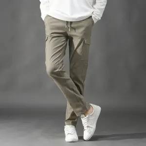 면스판 멀티 카고 밴드바지 TOCP-5531