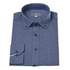 [카운테스마라셔츠] (양말증정) 착용감이 좋은 면 블루 잔체크 남방CDHS3C2391N0