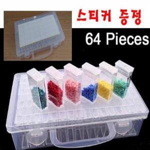 보석십자수 보관통64p/ 비즈통/큐빅통
