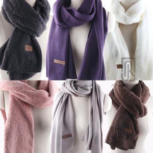 촉감좋은 여자 남자 커플 데일리 무지 목도리 머플러