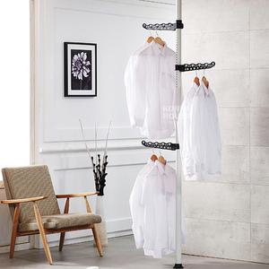 1단 고급형 38mm 고강도 파이프 고정식 폴행거 옷걸이 행거