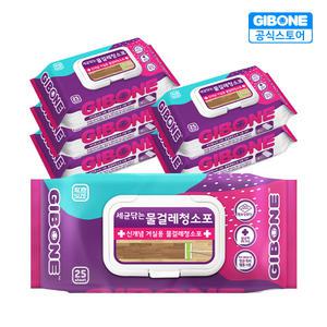 기본에 세균닦는 물걸레 청소포 특대형 6팩