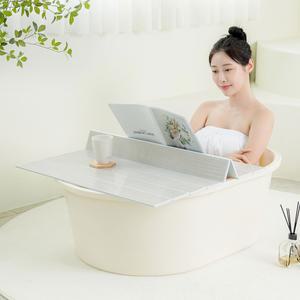 그린센스 이동식 반신욕 1인 욕조 마카롱 중형 배수구O