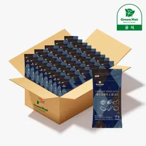 [그린너트] 하루한줌견과 에브리 노블넛츠 20g 100봉 100낱봉 고급 피스타치오 브라질너트 견과류