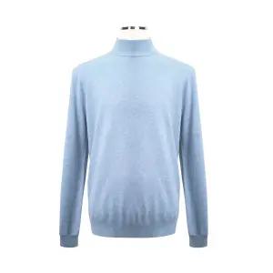 울혼방 반목 폴라 블루 니트 T214KTKT613