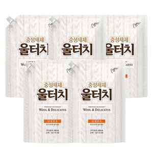 피죤 울터치 리필, 1.3L, 5개