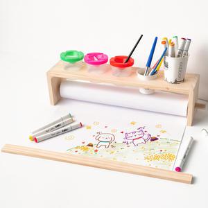 율아트 나무 롤페이퍼 거치대 미술 놀이 키트