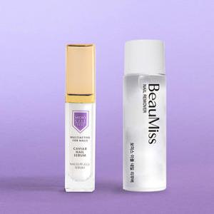 마이크로셀 네일 캐비어 세럼 손톱영양제 9ml + 리무버
