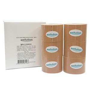 웰루션 스포츠테이프 근육테이프 키네시올로지 테이핑 운동 무릎 발목테이핑 5cm x 5m 6롤 1박스