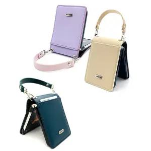 SJ Z플립 7 6 5 4 3 카드수납형 숏스트랩 바바가죽케이스