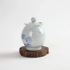 [텐바이텐]고백자 연꽃 차호 찻통  차보관 소금항아리 현관소금