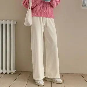 [보리보리/보리맘]골덴 기모 와이드 팬츠 밴딩 바지