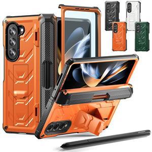 [수나르]갤럭시Z폴드5 Z폴드4 Z폴드3 제트지 힌지보호 s펜수납 아머 하드 거치대 범퍼 핸드폰 케이스